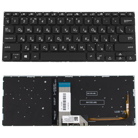 Клавиатура для ASUS ноутбука совместима с моделями X409