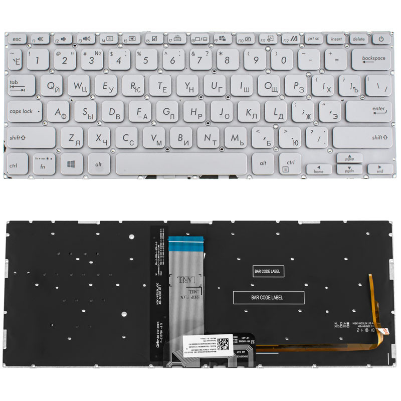 Клавиатура для ASUS ноутбука совместима с моделями X409 Клавиатура для ASUS ноутбука совместима с моделями X409