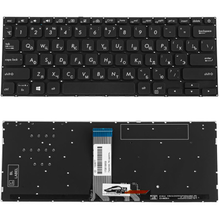 Клавиатура для ASUS ноутбука совместима с моделями X412