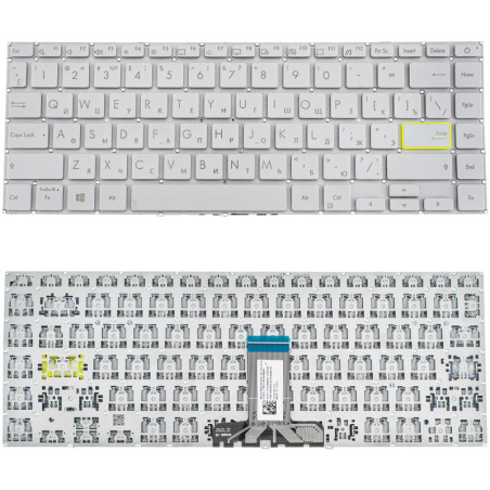 Клавіатура для ASUS ноутбука сумісна з моделями X421