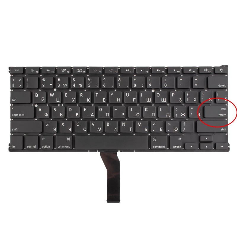 Клавиатура Macbook Air 13 A1369 A1466 MC965 MC966 MC503 MC504 MD231 MD232 2011-2015