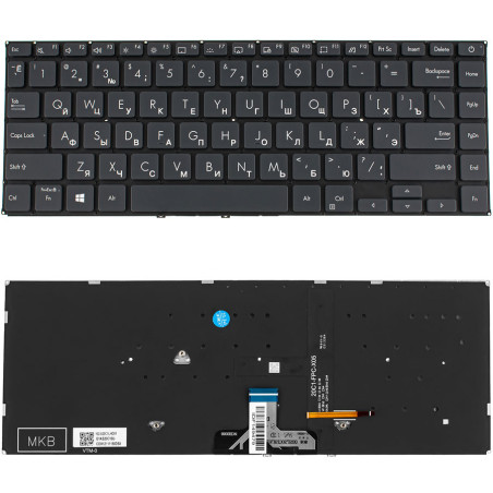 Клавиатура для ASUS ноутбука совместима с моделями X435