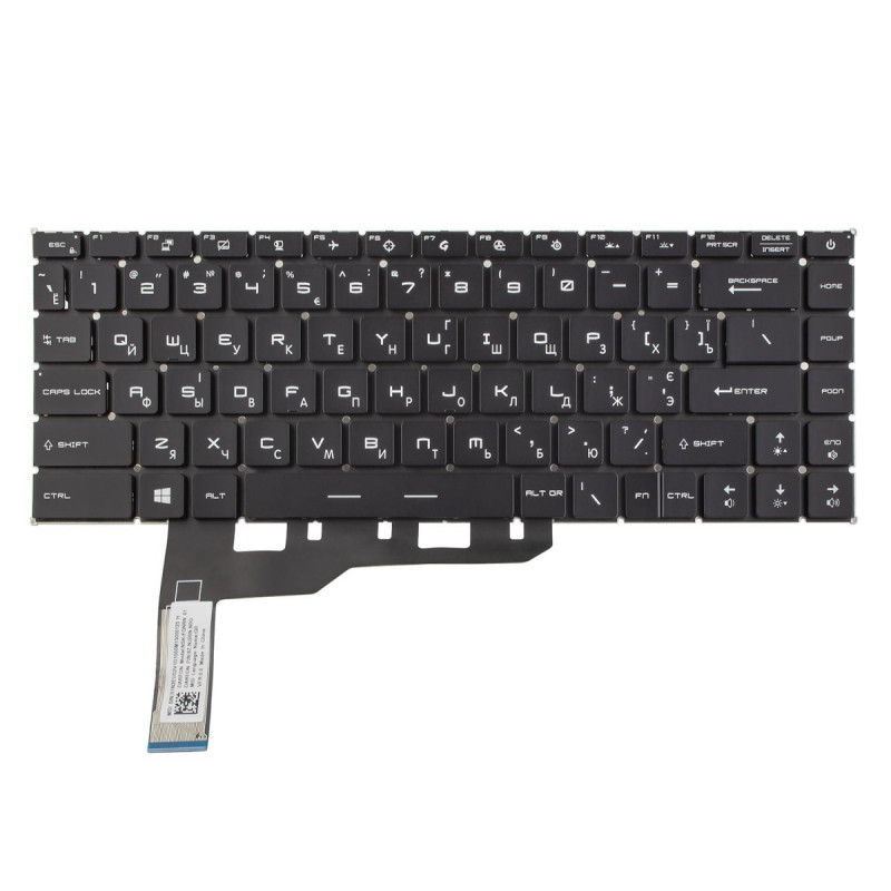 Клавиатура MSI A10M A11M A11S A11M MS-1551 MS-1552 MS-14C1 E14 A11SCS A11SCST NSK-FGNBN 9Z.NJ2BN.N0G 9ZNJ2BNN0G