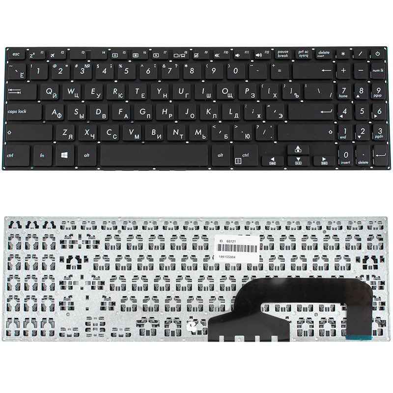 Клавиатура для ASUS ноутбука совместима с моделями X507