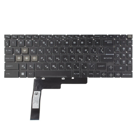 Клавиатура MSI Cyborg 15 A12VF A12VE A12VEK A12UDX A13VF MS-15K1 Raider GE78 HX 13VI 13VH 13VG MS-17S1