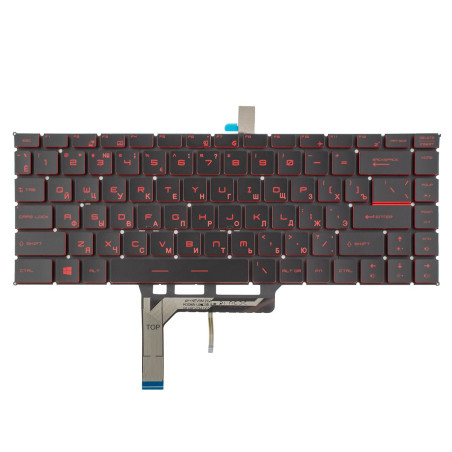 Клавиатура MSI GS65 Stealth GS65VR MS-16Q2 NSK-FDABN 9Z.NEVBN.A0R 9ZNEVBNA0R NSK-FDDBN 9Z.NEVBN.D1D 9ZNEVBND1D