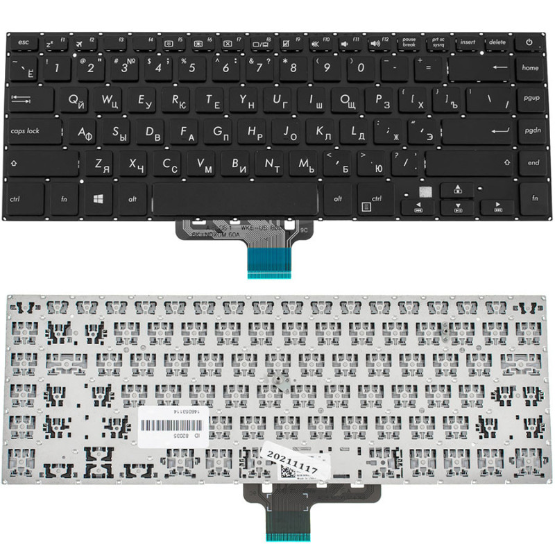 Клавиатура для ASUS ноутбука совместима с моделями X510