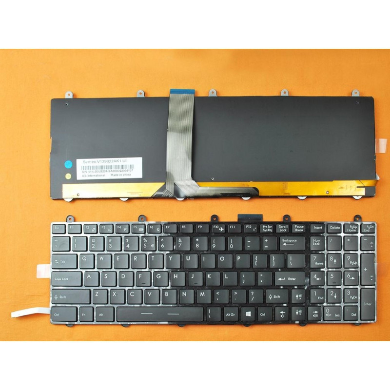 Клавиатура MSI GT60 GT70 GT780 GT783 GX780 V123322BK1 V139922AK1