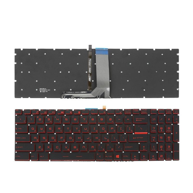 Клавиатура MSI GT72 GS60 GS70 WS60 GE72 GV72 GE62 GL65 CX6 GT72VR GV62 S1N-3EUS215-SA V143422AK1 V143422AS1 6RF-009US