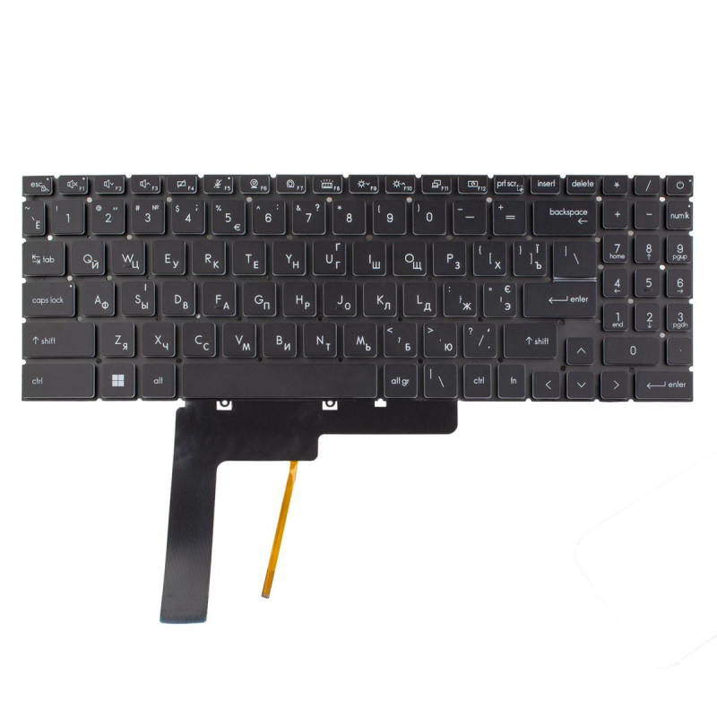 Клавиатура MSI Pulse GL66 GL76 MS-1584 MS-17L1 MS-17L2 MS-17L4 MS-17 MS-158K S1N3EUS233D1000L NSK-FG0DBN 9Z.NK1BN.D01