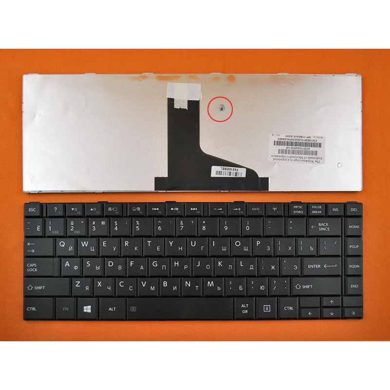Клавиатура Toshiba C805 C840 C840d C845 C845d C800 L800 L805 L8 AEBY3U02030-US CNYAEBY3U02030F8C04893 MP-11B83US-920W