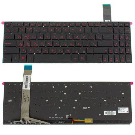 Клавиатура для ASUS ноутбука совместима с моделями X570
