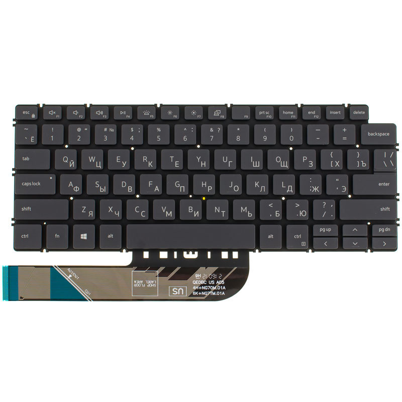 Клавіатура для DELL ноутбука сумісна з моделями Inspiron 5390 5490 7490