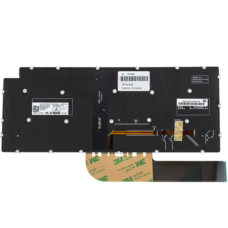 Клавиатура для DELL ноутбука совместима с моделями Inspiron 5390 5490 7490 Клавиатура для DELL ноутбука совместима с моделями Inspiron 5390 5490 7490