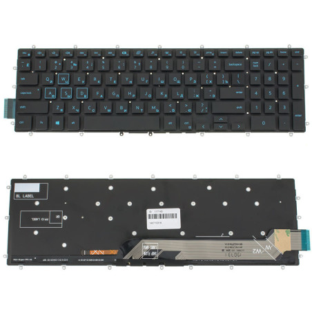 Клавиатура для DELL ноутбука совместима с моделями Inspiron 7566 7567