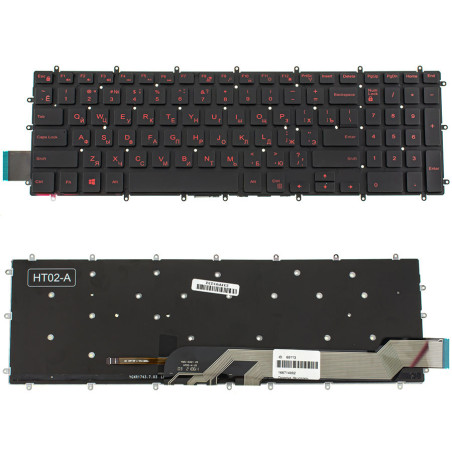 Клавиатура для DELL ноутбука совместима с моделями Inspiron 7566 7567