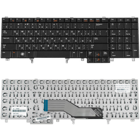 Клавиатура для DELL ноутбука совместима с моделями Latitude E6520 E6530 E6540 Precision M4600 M6600