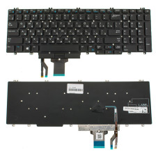 Клавиатура для DELL ноутбука совместима с моделями Precision 7530 7730