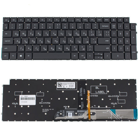 Клавиатура для DELL ноутбука совместима с моделями Vostro 3510 3520