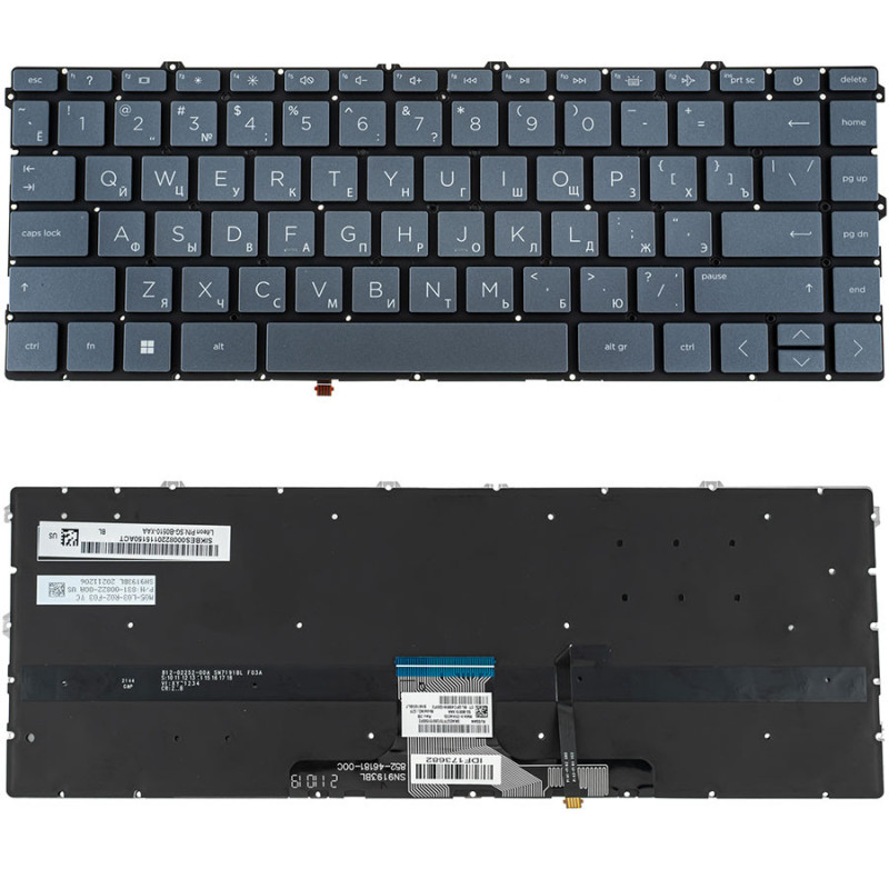 Клавиатура для HP ноутбука совместима с моделями 14m-dw 14m dw 14M DW Клавиатура для HP ноутбука совместима с моделями 14m-dw 14m dw 14M DW