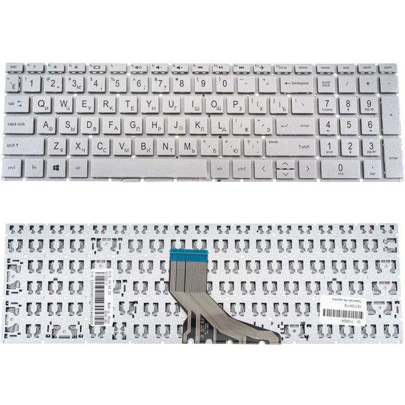 Клавиатура для HP ноутбука совместима с моделями 250 G7 255