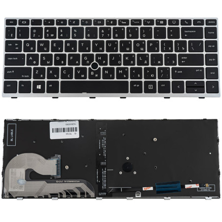 Клавиатура для HP ноутбука совместима с моделями EliteBook 740 G5 840