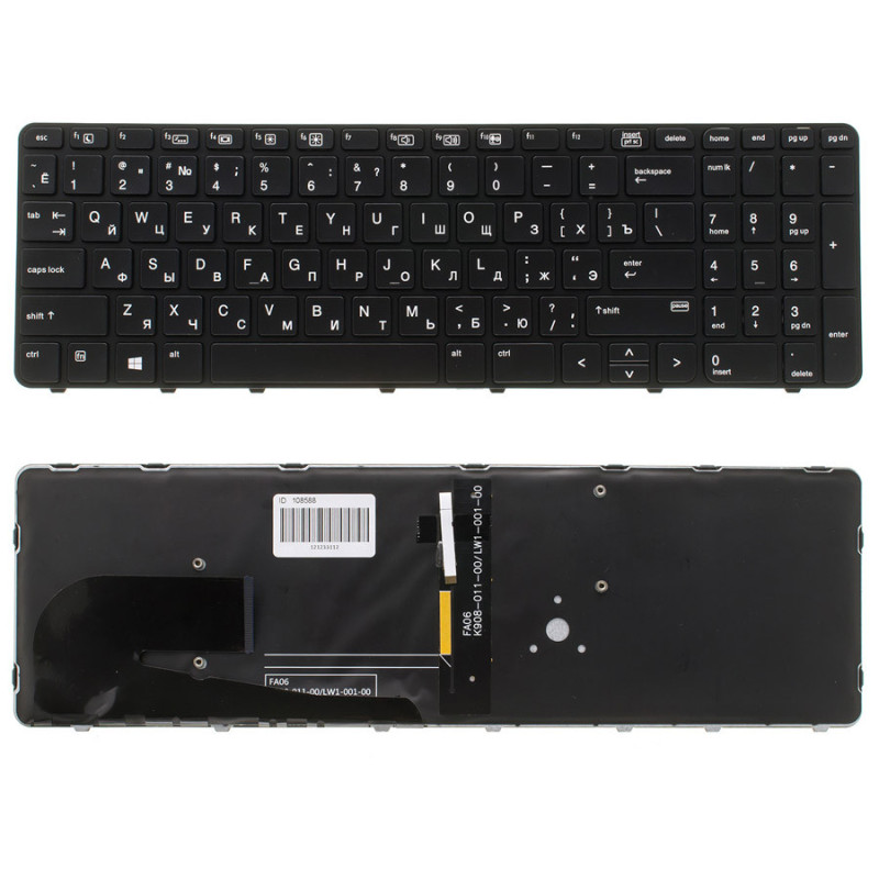 Клавіатура для HP ноутбука сумісна з моделями EliteBook 850 G4 Клавіатура для HP ноутбука сумісна з моделями EliteBook 850 G4