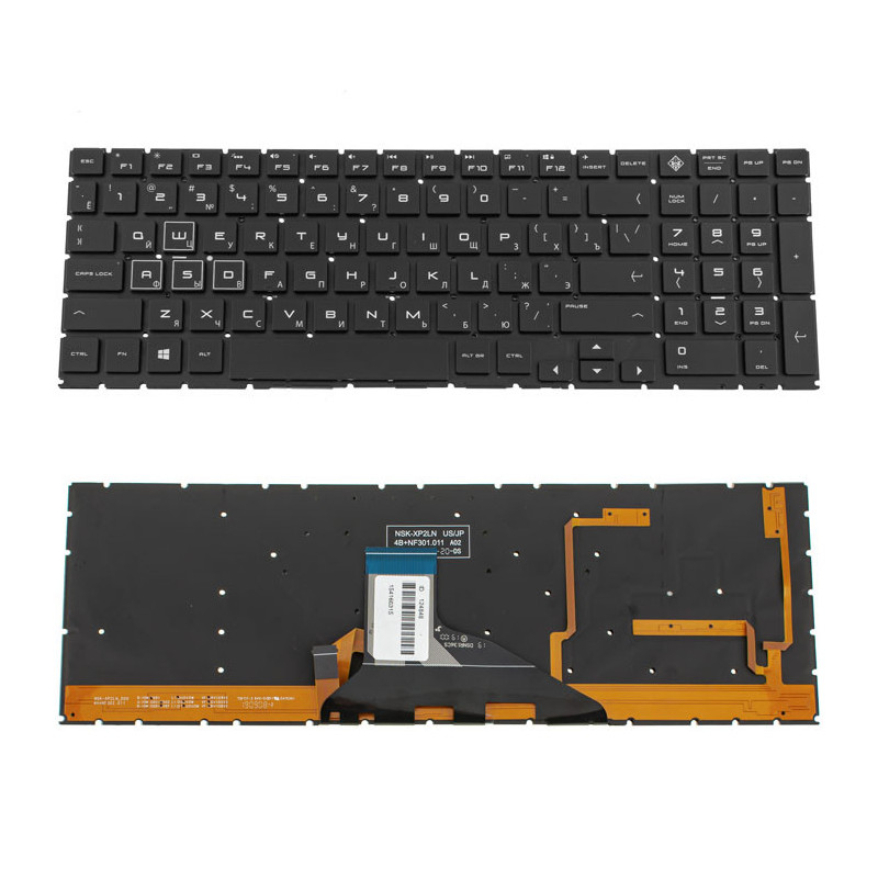Клавіатура для HP ноутбука сумісна з моделями Omen 15 - DC 15 DC