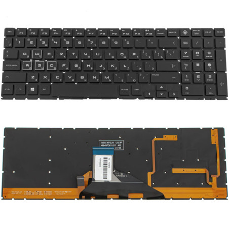 Клавіатура для HP ноутбука сумісна з моделями Omen 15 - DC 15 DC