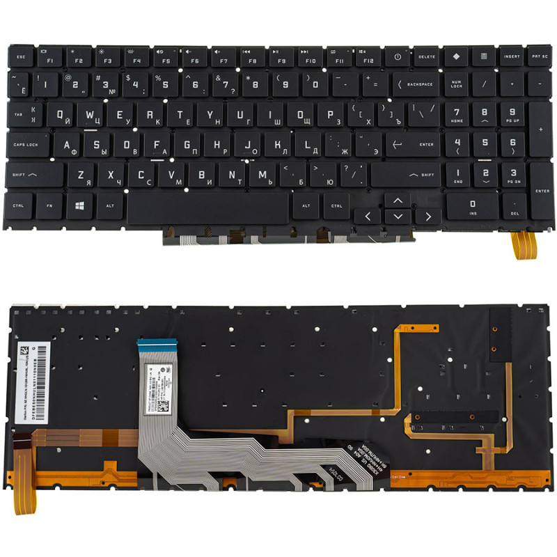 Клавиатура для HP ноутбука совместима с моделями Omen 15-EK 15 EK 16-B 16 B
