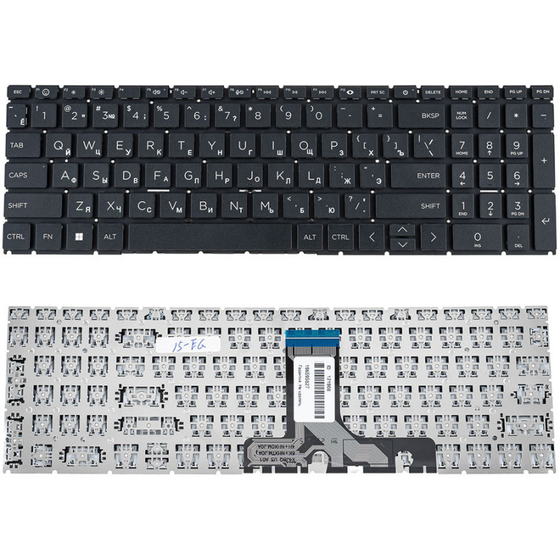 Клавіатура для HP ноутбука сумісна з моделями Pavilion 15 - EG 15 - EH 15 EG EH