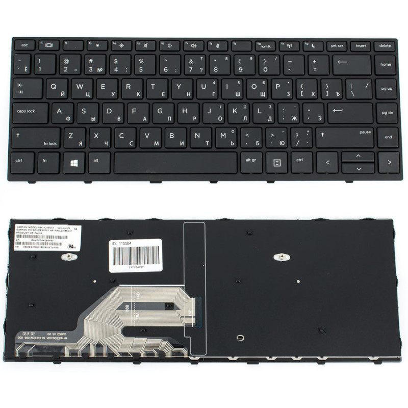 Клавиатура для HP ноутбука совместима с моделеми ProBook 430 G5 440 Клавиатура для HP ноутбука совместима с моделеми ProBook 430 G5 440