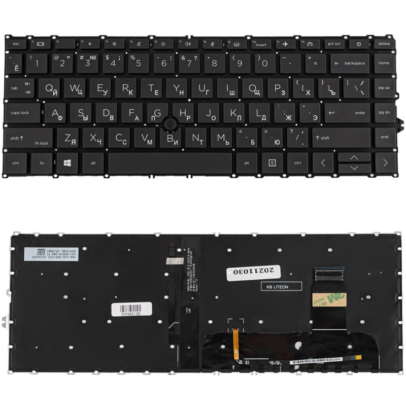 Клавіатура для HP ноутбука сумісна з моделеми ProBook 840 G8 845