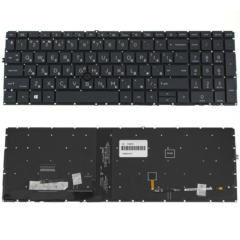 Клавиатура для HP ноутбука совместима с моделеми ProBook 850 G8 855