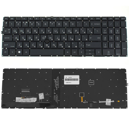 Клавиатура для HP ноутбука совместима с моделеми ProBook 850 G8 855