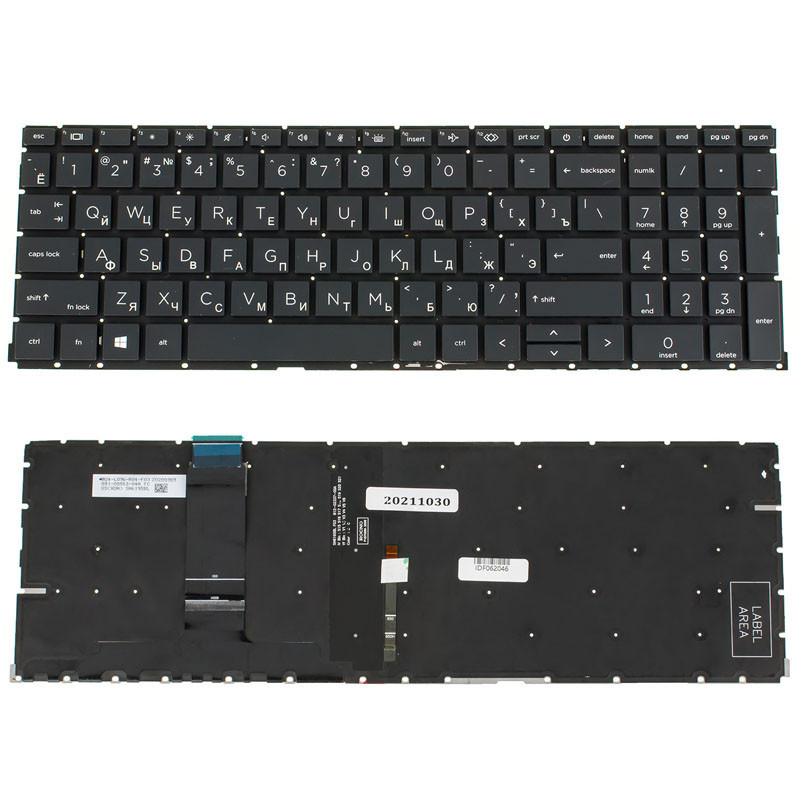 Клавиатура для HP ноутбука совместима с моделеми ProBook 450 455 G8 Клавиатура для HP ноутбука совместима с моделеми ProBook 450 455 G8