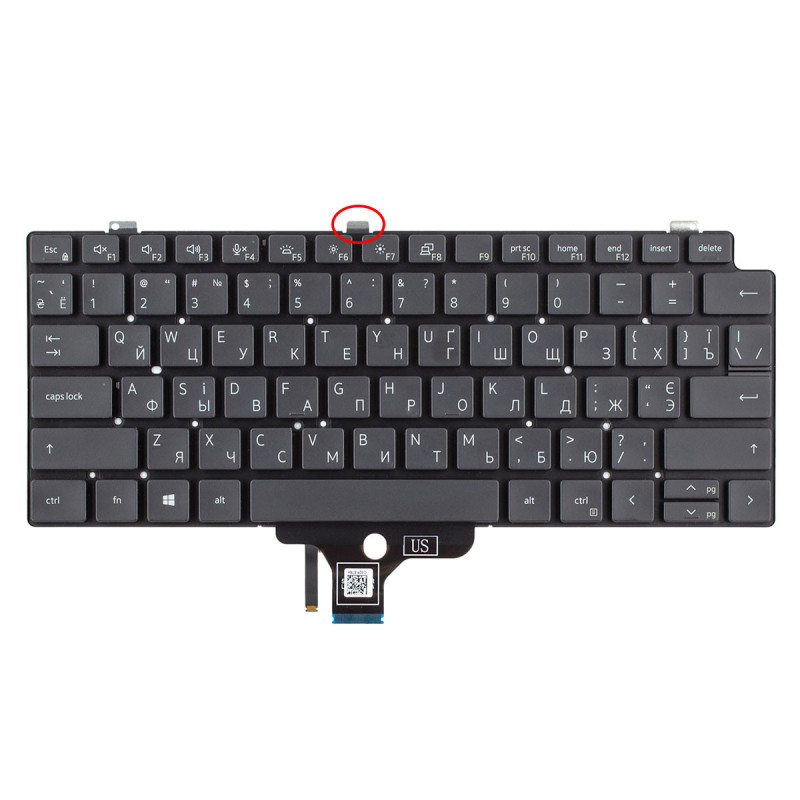 Клавиатура Dell Latitude 7310 02FM7J 01VJ7V 0272W0 PK132UW2B13 PK132UW2B00 PK132UW2B01 DLM19K6 DLM19K63USJ698 DLM19K6