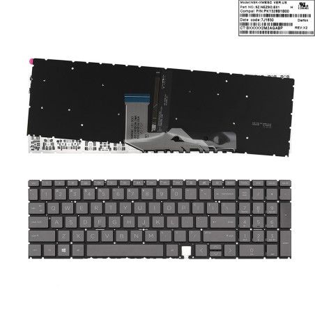 Клавиатура HP Envy 17-cg x360 15-ED 9Z.NEZSC.E01 9ZNEZSCE01 PK1328B1B00 L87983-001 L93226-001