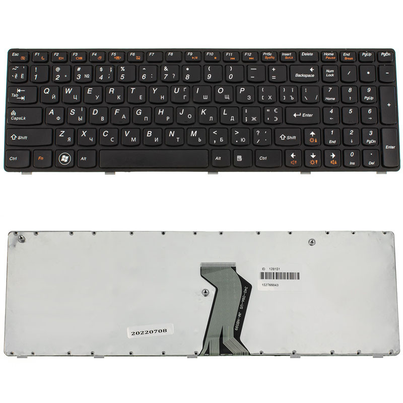 Клавиатура для LENOVO ноутбука совместима с моделеми G570 G575 G770 G780 Z560 Z565