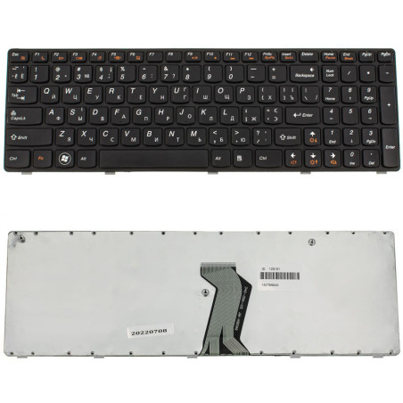 Клавіатура для LENOVO ноутбука сумісна з моделеми G570 G575 G770 G780 Z560 Z565