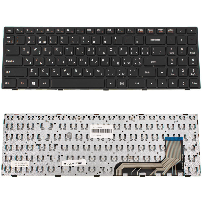 Клавиатура для LENOVO ноутбука совместима с моделеми IdeaPad 100-15IBY 100 15IBY