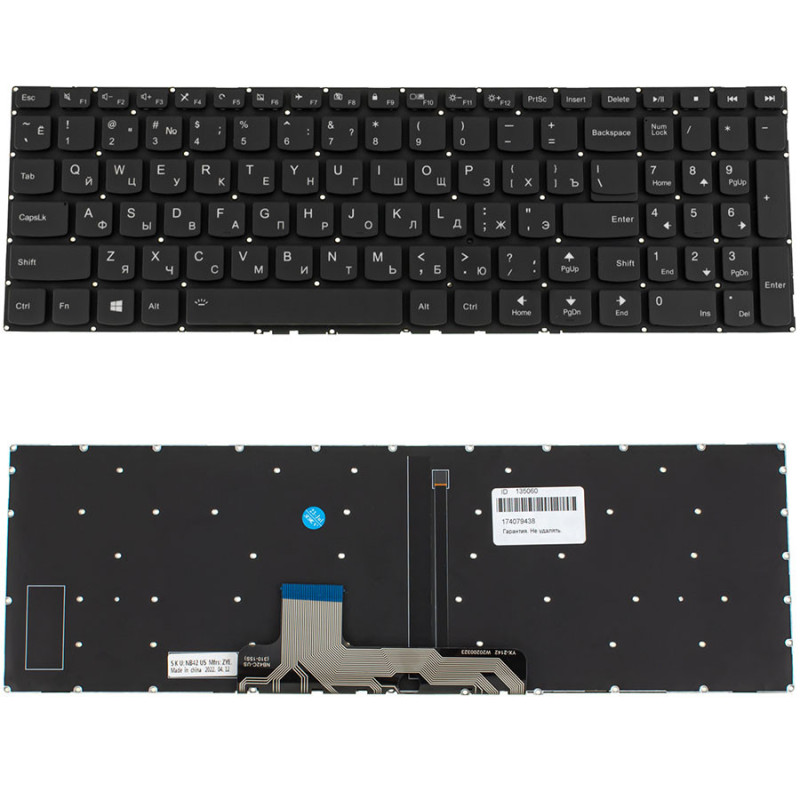 Клавиатура для LENOVO ноутбука совместима с моделеми IdeaPad Flex 4-1570 4-1580 4 1570 1580