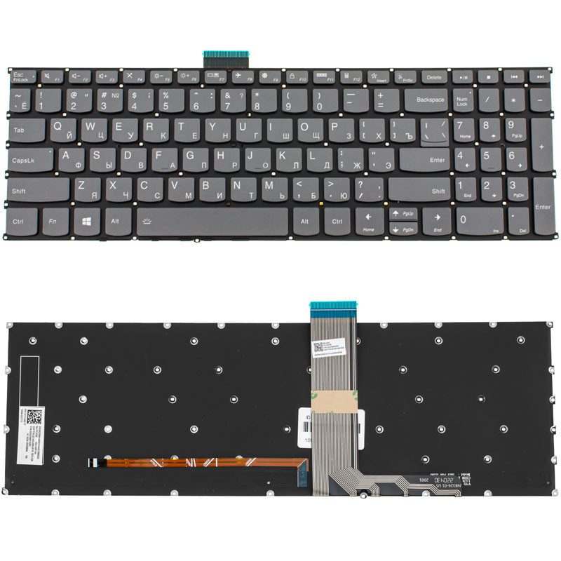 Клавиатура для LENOVO ноутбука совместима с моделеми IdeaPad 3-15 3-17 3 15 17