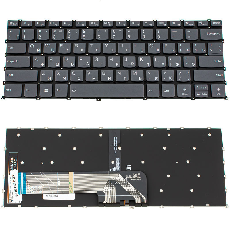 Клавіатура для LENOVO ноутбука сумісна з моделеми IdeaPad 5-14 5 14
