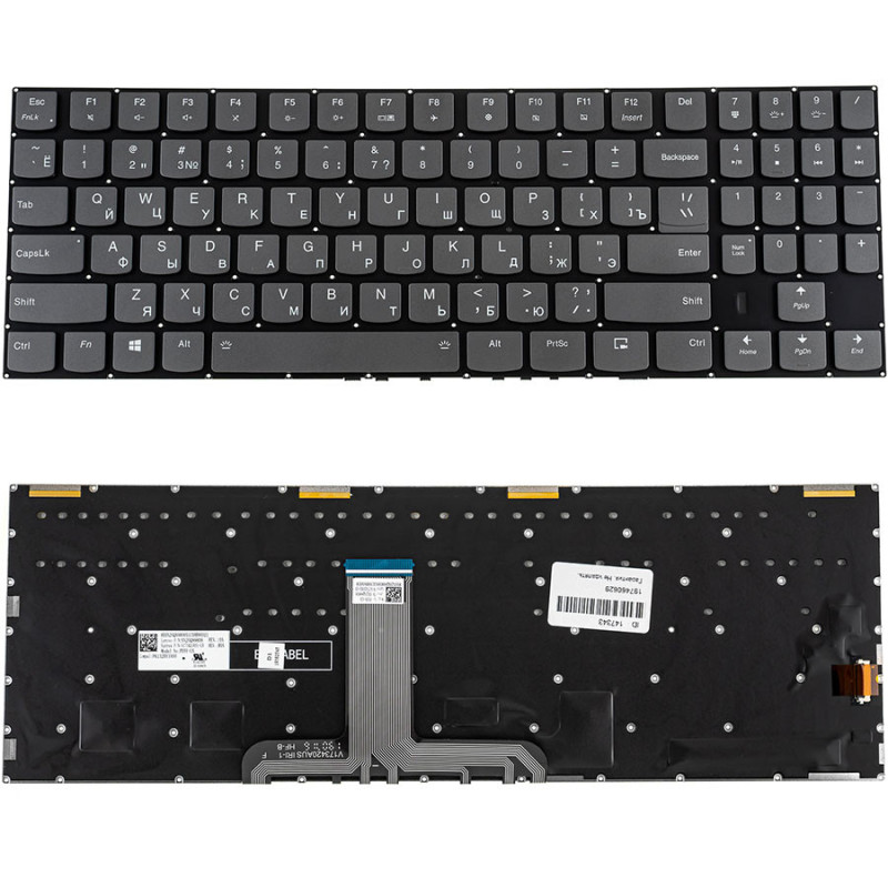 Клавиатура для ноутбука LENOVO Legion Y740-17IRH Y740 17IRH без фрейма подсветка клавиш RGB 4