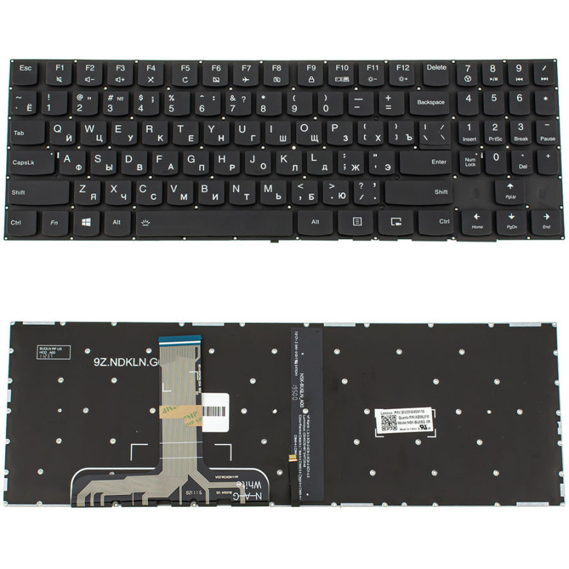 Клавіатура для ноутбука LENOVO Legion Y520 - 15 Y520 15 без фрейма підсвічування клавіш ОРИГІНАЛ