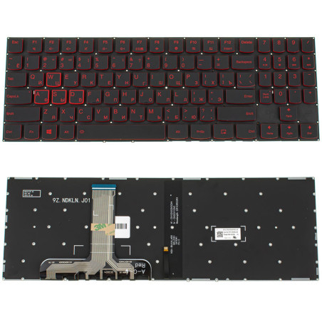 Клавіатура для ноутбука LENOVO Legion Y540 - 15 Y540 15 без фрейма підсвічування клавіш ОРИГІНАЛ RED