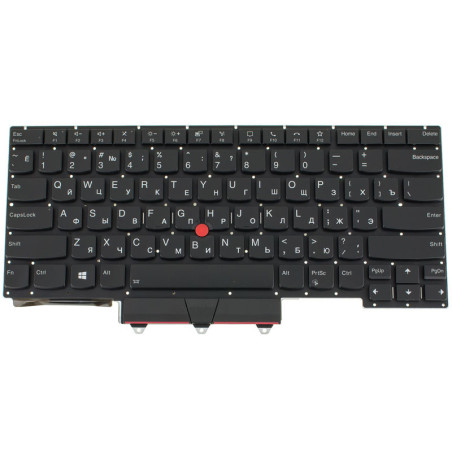 Клавіатура для ноутбука LENOVO ThinkPad E14 Gen 2 без фрейма підсвічування клавіш