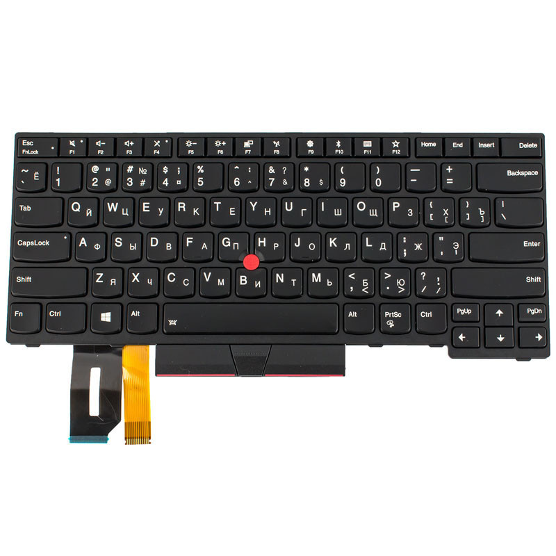 Клавіатура для ноутбука LENOVO ThinkPad E480 L380 підсвічування клавіш з джойстиком