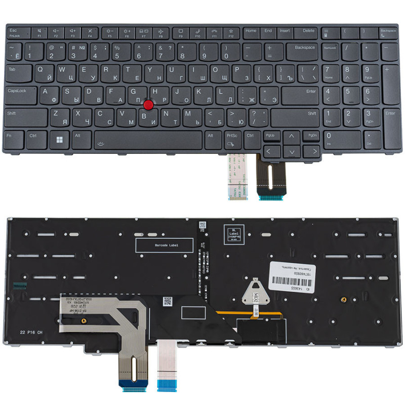Клавіатура для ноутбука LENOVO ThinkPad P16 Gen 1 підсвічування клавіш
